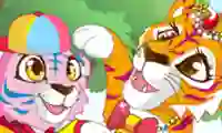 Mchezo Mommy and Baby Tiger online