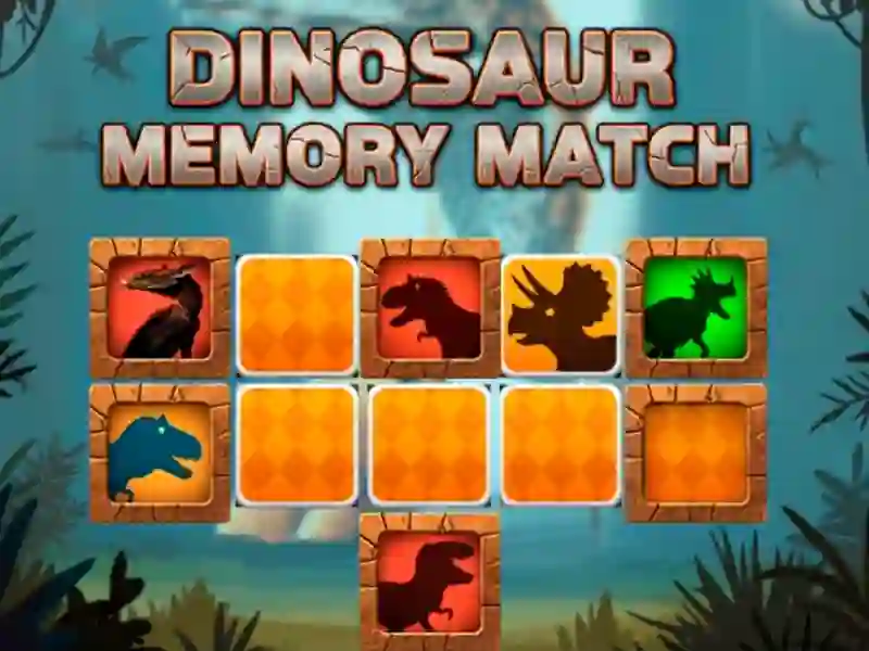 Mchezo Dinosaur Memory Match online