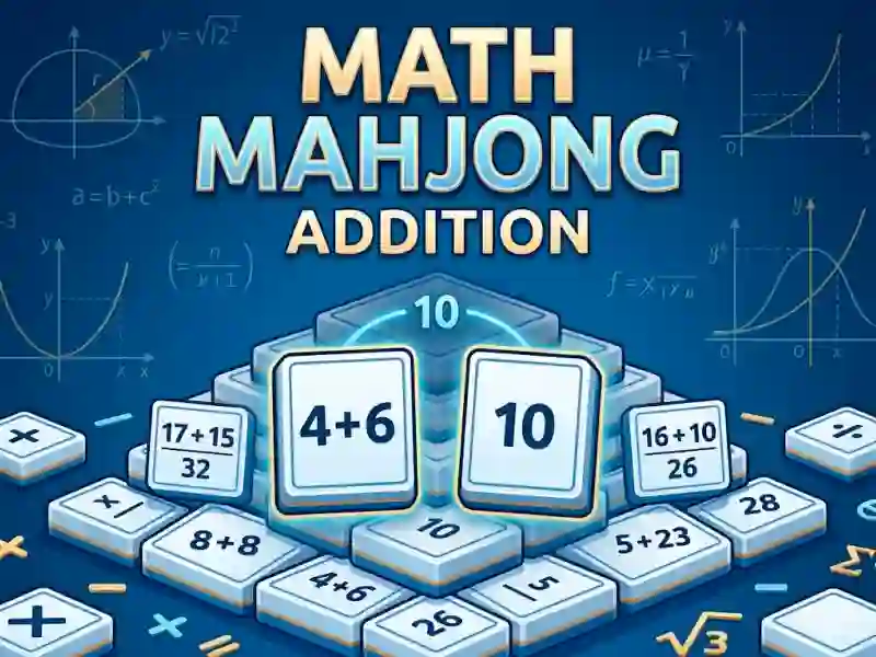 Mchezo Math Mahjong Addition online