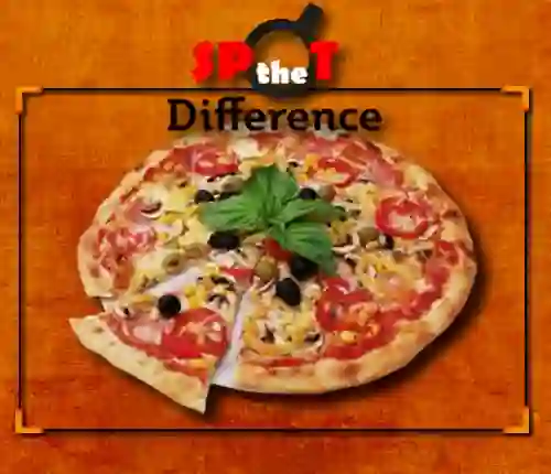 Mchezo Pizza Spot The Difference online