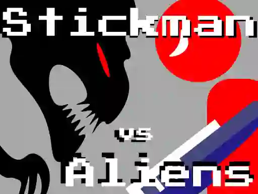 Mchezo Stickman vs Aliens online
