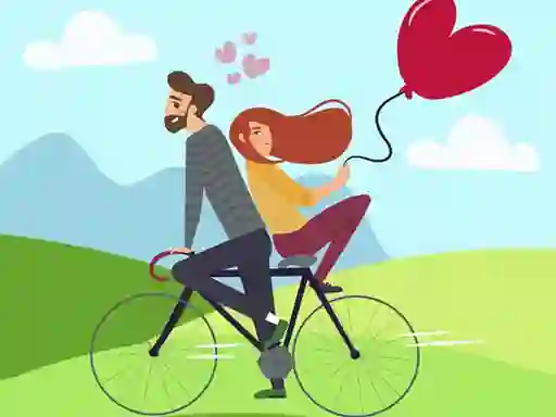 Mchezo Couple in Love Jigsaw online