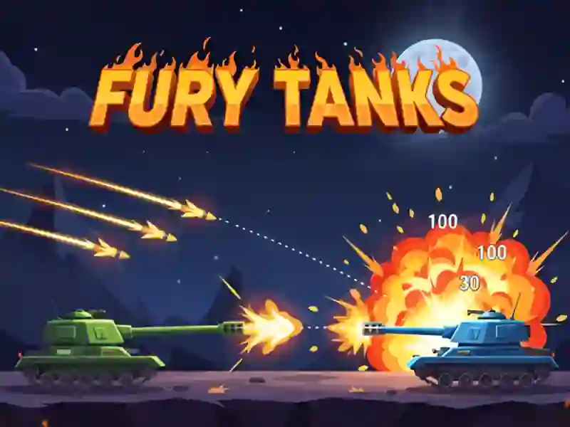 Mchezo Fury Tanks online