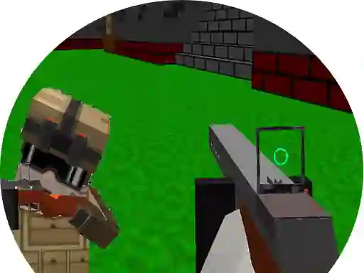 Mchezo Blocky Gun 3d Warfare online