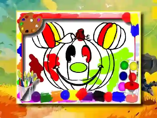 Mchezo Halloween Coloring Book online