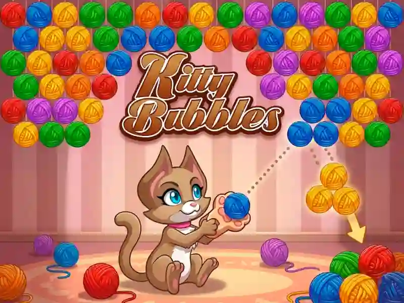Mchezo Kitty Bubbles online