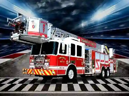 Mchezo Fire Trucks Puzzle online