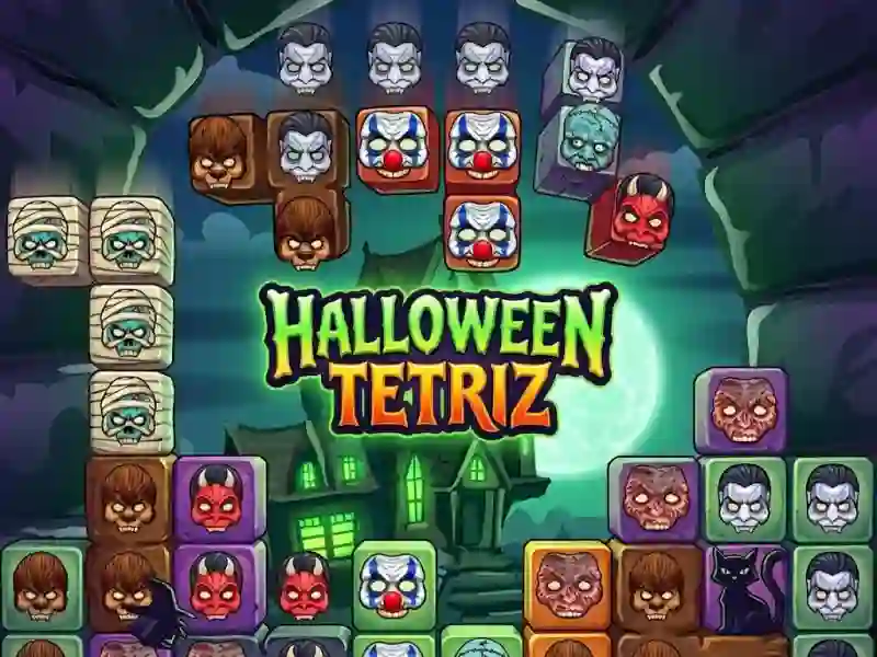 Mchezo Halloween Tetriz online