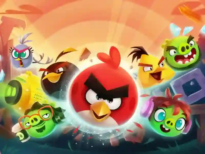 Mchezo Angry Birds Mad Jumps online