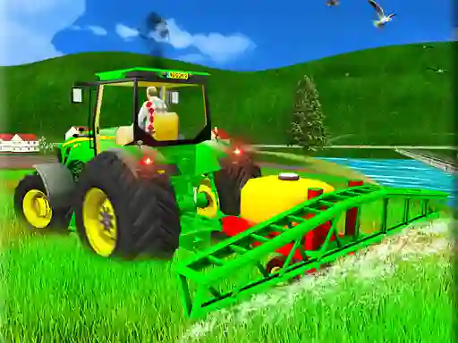 Mchezo Indian Tractor Farm Simulator online