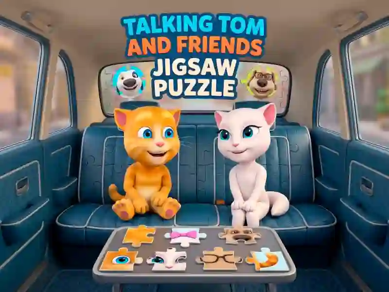 Mchezo Talking Tom and Friends Jigsaw Puzzle online