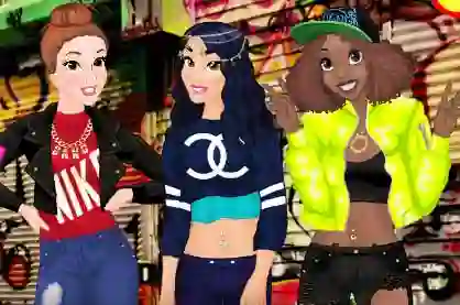 Mchezo Princess Cash Me Outside online