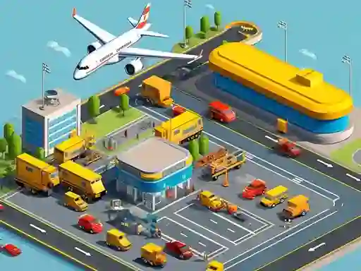 Mchezo Taxi Empire Airport Tycoon online