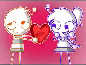 Mchezo Valentines Hidden Stars online