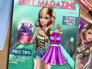 Mchezo Sery Magazine Dress Up online