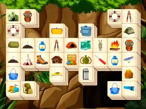 Mchezo Hiking Mahjong online