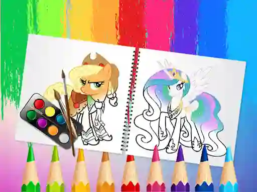 Mchezo Sweet Pony Coloring Book online