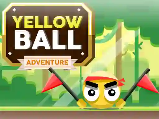 Mchezo Yellow Ball Adventure online