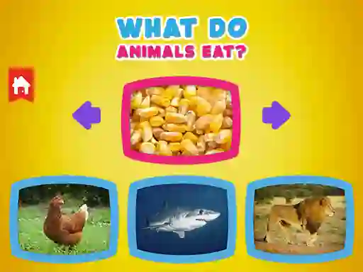 Mchezo What Do Animals Eat? online