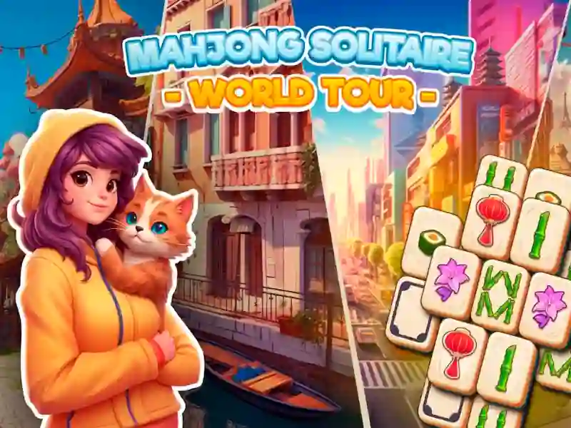 Mchezo Mahjong Solitaire: World Tour online