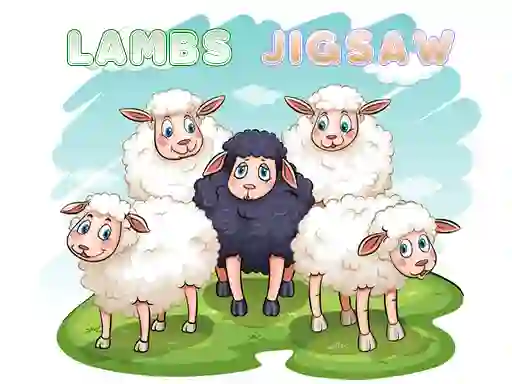 Mchezo Lambs Jigsaw online