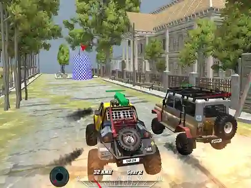 Mchezo Offroad Monster Truck Forest Championship online