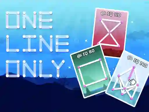 Mchezo One Line Only Dot To Dot online