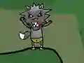 Mchezo The Black Wolf Wants Sheep online