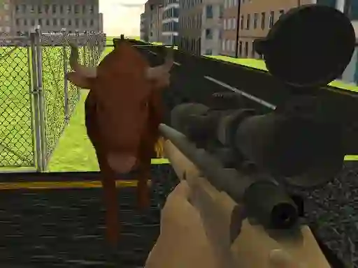 Mchezo Angry Bull Shooter online