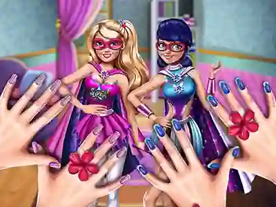 Mchezo Princess Superheroes: Beauty Salon online