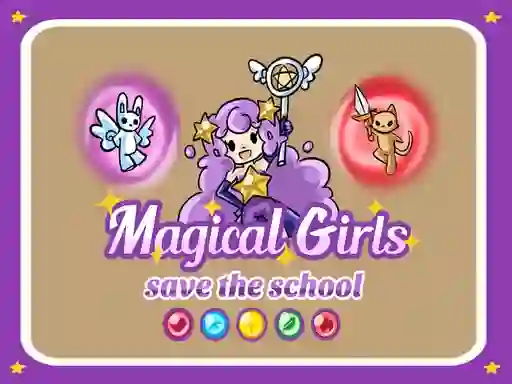 Mchezo Magical Girls Save the School online
