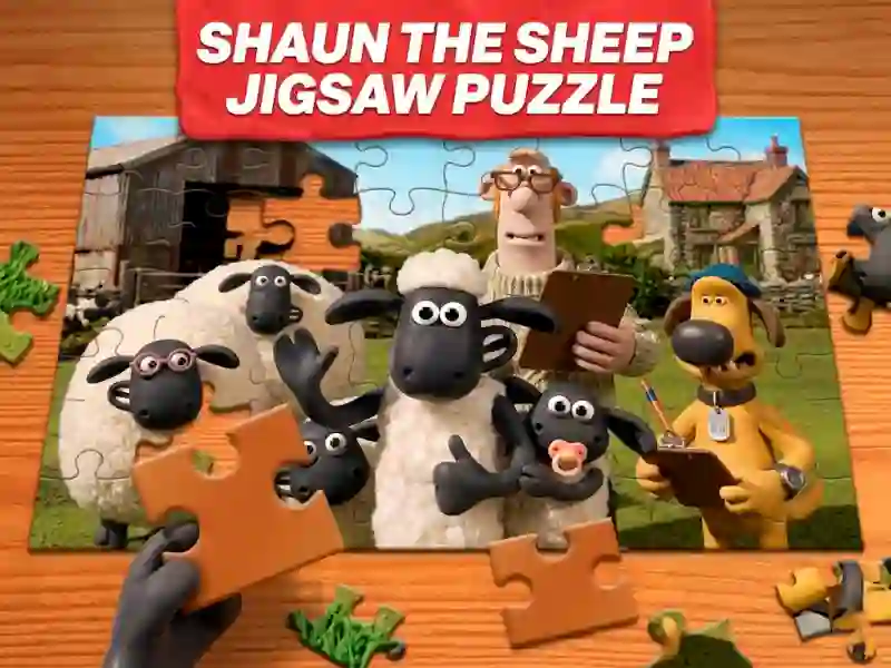 Mchezo Shaun the Sheep Jigsaw Puzzle online