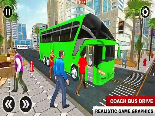 Mchezo Euro Coach Bus City Extreme Driver online