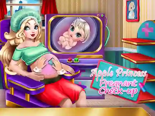 Mchezo Apple Princess Pregnant Check Up online