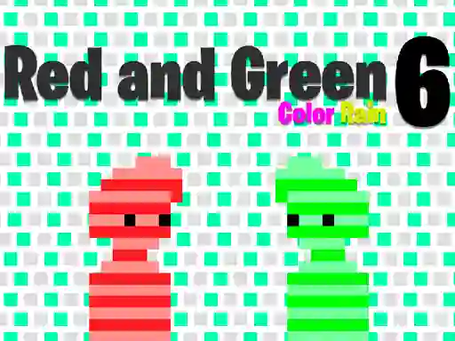 Mchezo Red and Green 6 Color Rain online