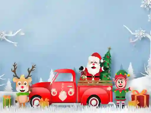 Mchezo Christmas Trucks Differences online