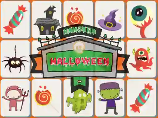 Mchezo Halloween Mahjong online