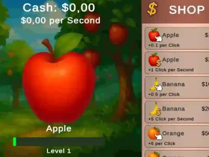 Mchezo Fruit Clicker online