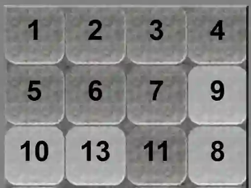 Mchezo Classic Sliding Numbers online