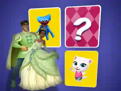 Mchezo The Princess and the Frog Memory Card Match online