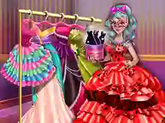 Mchezo Dove Carnival Dolly Dress Up online