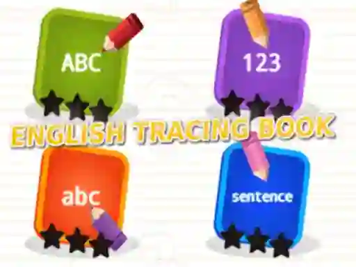 Mchezo English Tracing Book online