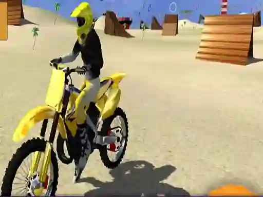 Mchezo Motor Cycle Beach Stunt online