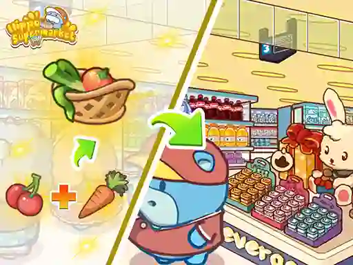 Mchezo Hippo Supermarket online