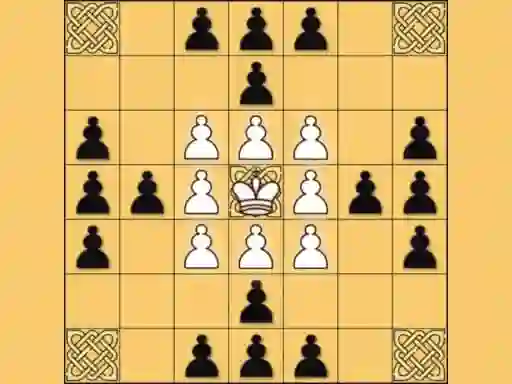 Mchezo Tafl: viking chess online