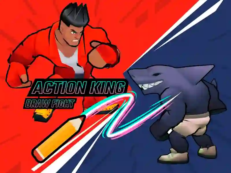 Mchezo Action King Draw Fight online