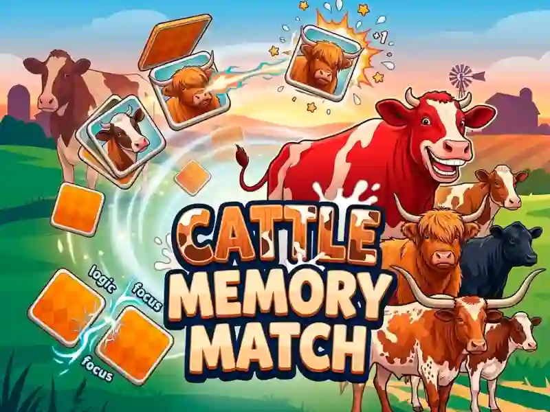 Mchezo Cattle Memory Match online