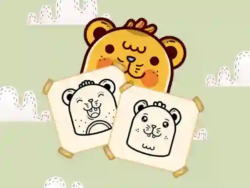 Mchezo Happy Hamster Coloring online