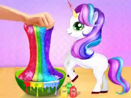 Mchezo Unicorn Slime Maker online