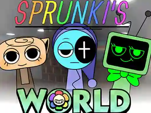 Mchezo Sprunkis WORLD All MOD online